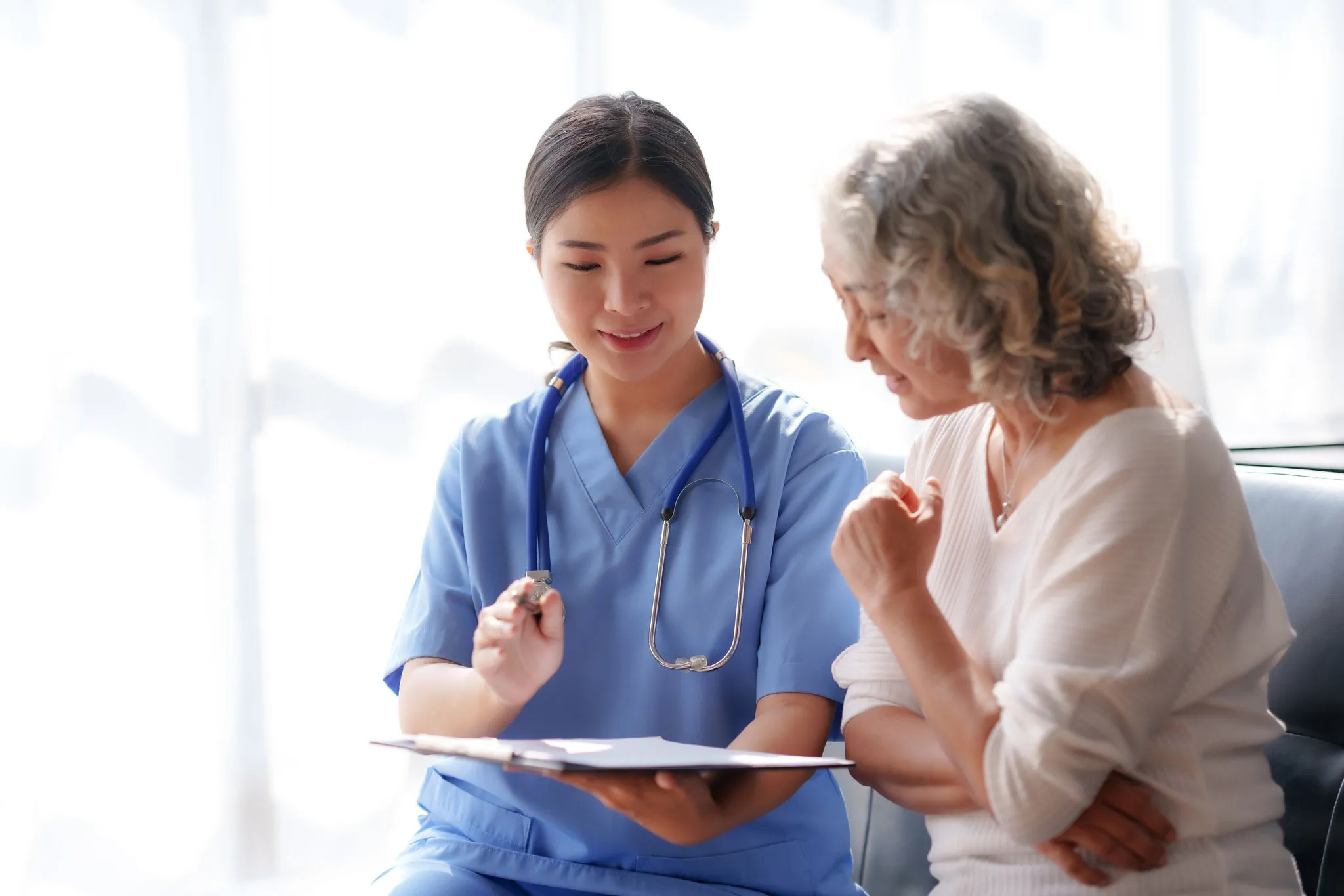 Mt. Carmel Home Health team providing care